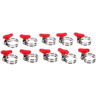 SIXTOL Mechanic Connect Hose clamp with bow tie, 16-25 mm, 10 pcs - Hose Clamps