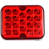TT technology LED fog light, square, red, 12V - Vehicle Lights
