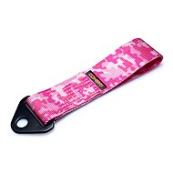 Raemco textile towing eye, pink camouflage - Towing Eye