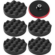 5 polishing sponges 150 mm waffle polishing pad 150 mm included - Sleeves