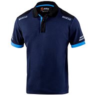 Sparco technical polo shirt Toledo, blue, size XXL - T-Shirt