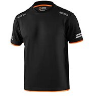 Sparco technical Tucson T-shirt, black-orange - T-Shirt