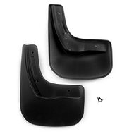 HromTech Visors Peugeot 301, 2013, rear - Mud flaps