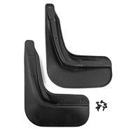 HromTech Mudguards Dacia Duster, 2017, rear, with fender trims - Mud flaps