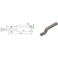 STEELPRESS SPP Sidewall hinge grip UZ-01A 12 mm, for welding SPP - Side Panel Closure