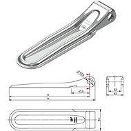 STEELPRESS SPP Pant sidewall ZW-01.270A length 270 mm, pin 12,5 mm - Side Panel Closure