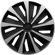 BM Moto grip lid silver black 14" - Wheel Covers