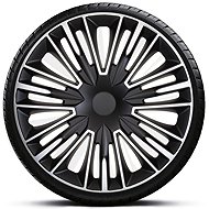 PREXIM Wheel covers 16" stainless steel silver and black - Wheel Covers