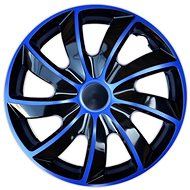 BM Moto lids quad bicolour black/blue 15" - Wheel Covers