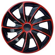 BM Moto covers quad bicolour black/red 14" - Wheel Covers
