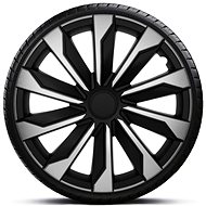 BM Moto cover typhoon silver black 14" - Wheel Covers