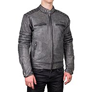 WOLF Leather motorcycle jacket Destro Grey L - Motorcycle Jacket