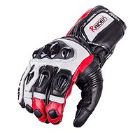Wolf Raiden Red Leather Sports Motorcycle Gloves - Motorcycle Gloves