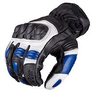 Wolf Bandit Blue Leather Motorcycle Gloves - Motorcycle Gloves