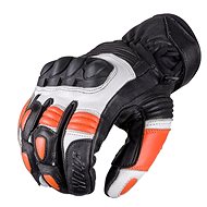 Wolf Bandit Orange Leather Motorcycle Gloves - Motorcycle Gloves
