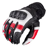 Wolf Bandit Red Leather Motorcycle Gloves - Motorcycle Gloves