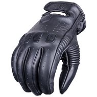 Wolf Rider Black Leather Motorcycle Gloves - Motorcycle Gloves