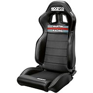 Sparco R100 Martini Racing sports seat, black leatherette - Car Sports Seat