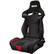 Sparco R333 reclining and folding sports seat, black and red - Car Sports Seat