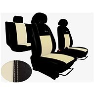 SIXTOL Leather covers EXCLUSIVE beige - Car Seat Covers