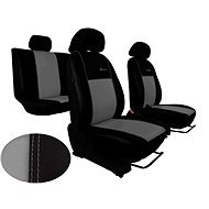 SIXTOL Leather covers EXCLUSIVE grey - Car Seat Covers
