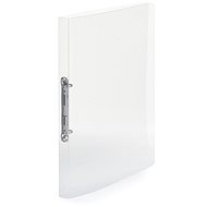 Karton P+P 2-ring binder A4/20 PP Lines clear - Document Folder
