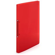 Karton P+P 2-ring binder A4/20 PP Lines red - Document Folder
