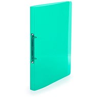 Karton P+P 2-ring binder A4/20 PP Lines green - Document Folder