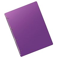 Karton P+P 4-ring binder A4/20 PP Lines purple - Arch Folder