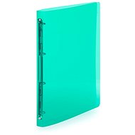 Karton P+P 4-ring binder A4/20 PP Lines green - Document Folder