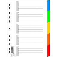 Donau Shredder A4, PP, 5 sheets, mixed colours - Divider