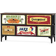 Chest of drawers with 5 drawers, 103 × 30 × 56 cm - Chest of Drawers