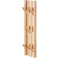Wall hanger, 60 cm, foldable, solid bamboo, natural shade - Coat Hanger