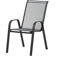 Garden chair Caroa, grey metal - Garden Chair