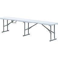 Pacto camping bench, foldable, with handle for easy carrying - Garden Bench