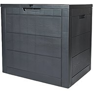 Garden storage box Orino, anthracite, plastic, volume 120 l - Garden Bbox