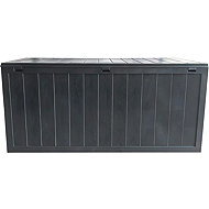 Garden storage box Elvaro, anthracite, plastic, volume 280 l - Garden Bbox