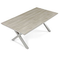 Garden table 180 × 100 × 75 Sorex, polywood top, aluminium structure - Garden Table