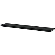 Wall shelf 120 cm, MDF, black - Shelf
