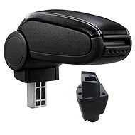 PROTEC DACIA DOKKER from 2016 synthetic leather black, white stitching - Elbow Rest