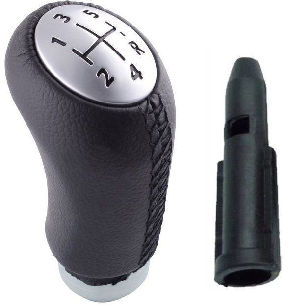 PROTEC Shift lever head Dacia Logan 2 2012-2020 5ST Synthetic leather - Gear Stick