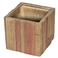 G21 Wood Cube flower pot 36cm - Flower Pot