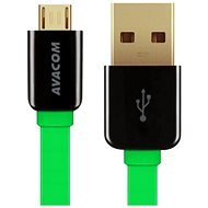 AVACOM MIC-120G micro USB 120 cm zelená - Dátový kábel