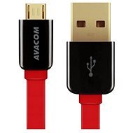 AVACOM MIC-40R (USB 2.0 apa - Micro USB apa) Adat és Töltőkábel 40cm - Piros - Adatkábel