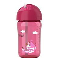 Philips AVENT hrnček so slamkou 340 ml, ružová - Detská fľaša na pitie