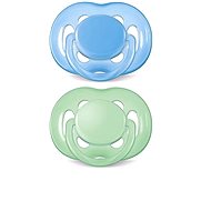 Philips AVENT SENSITIVE 6-18 months, blue and green - Baby Pacifier