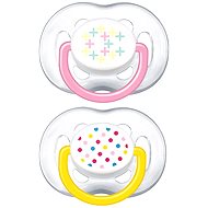 Philips AVENT Pacifier SENSITIVE FANTASY 6-18 months, pink-yellow - Pacifier