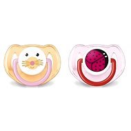 Philips AVENT pacifier ANIMAL 6-18 months, pink and red - Pacifier