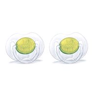 Philips AVENT TRANSPARENT 0-6 m. 2 pieces of green - Pacifier