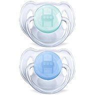 Philips AVENT TRANSPARENT 6-18 m. Blue-green 2 pc - Pacifier